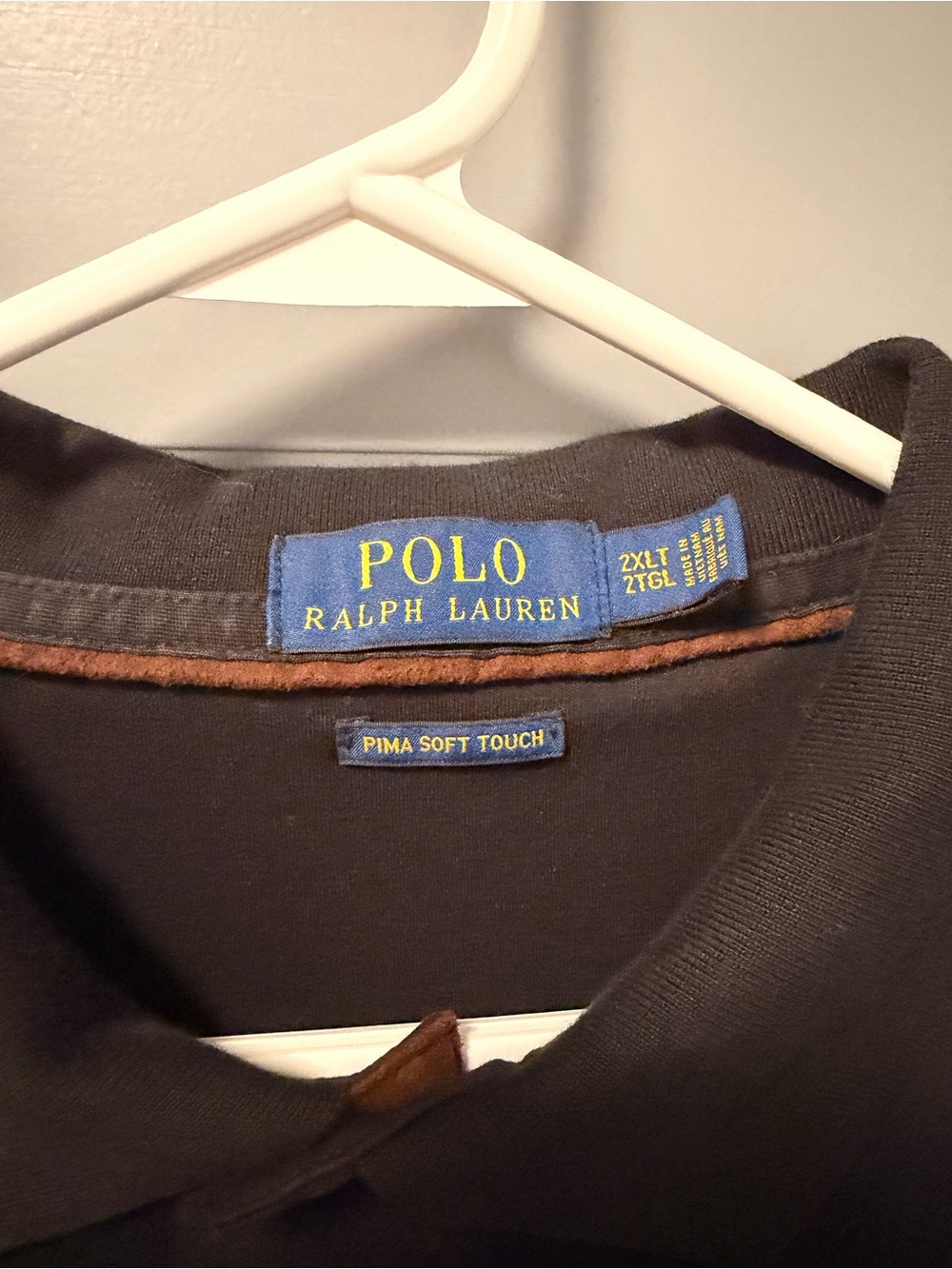 Polo by Ralph Lauren Men’s Classic Fit Long-Sleeve Polo Black 2XLT - Picture 2 of 6